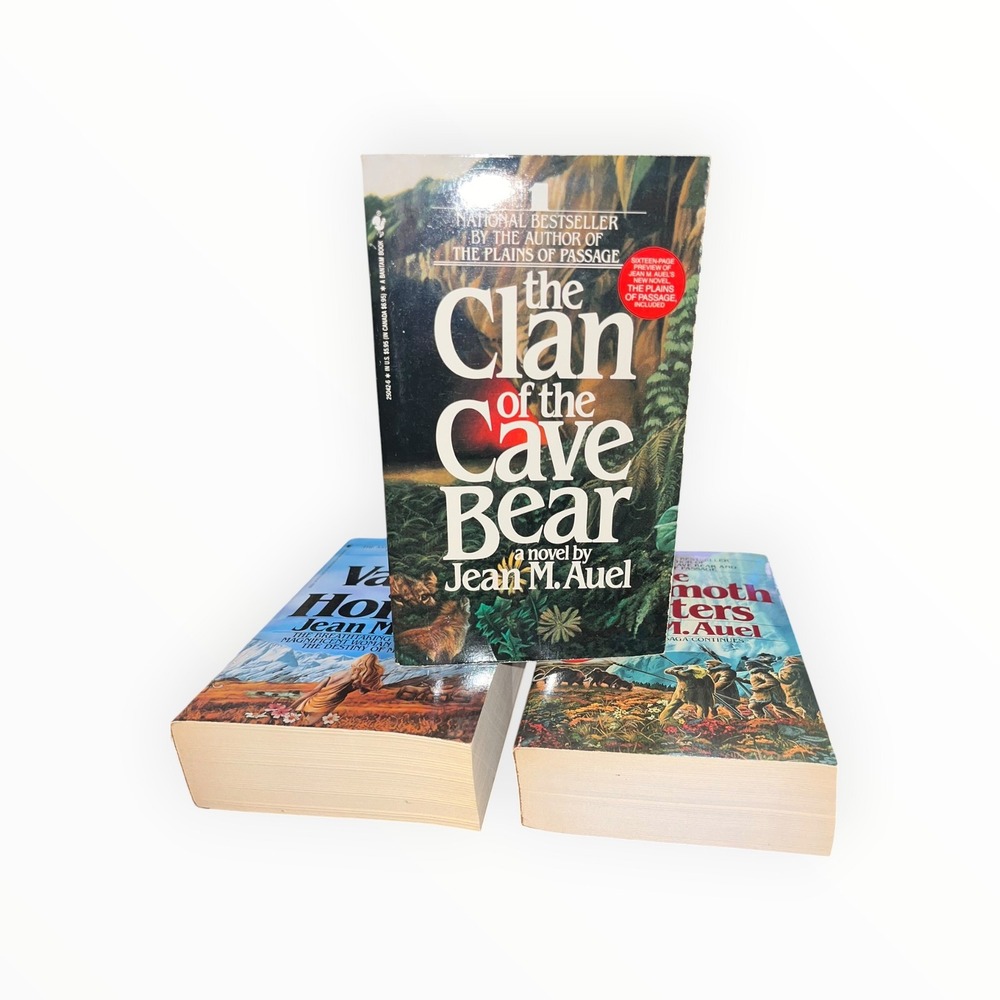 Jean M Auel Earths Children Series 3Bk Box Set Clan of Cave Bear Horses Mammoth - Picture 4 of 7